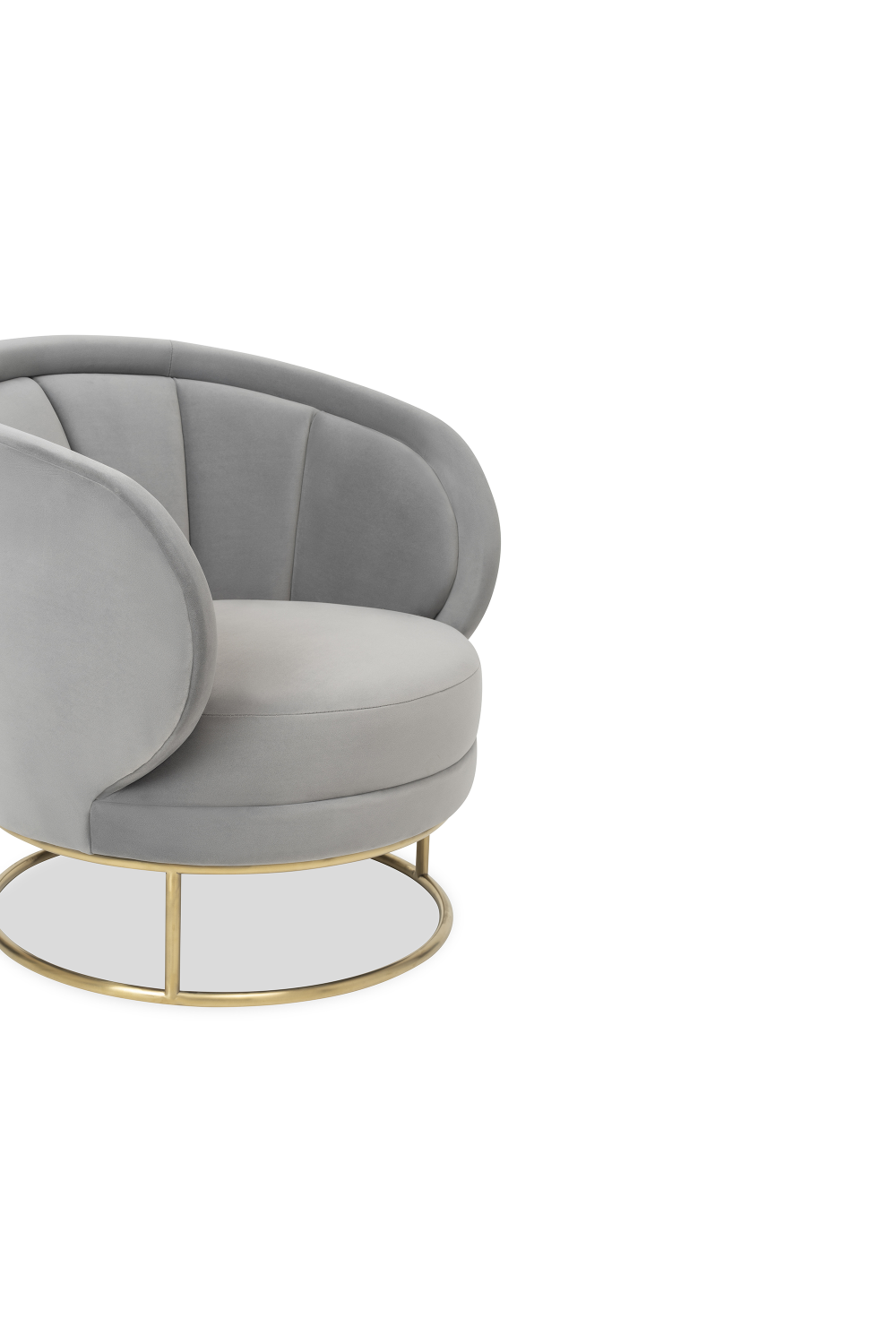 Rounded Back Accent Chair | Liang & Eimil Mila | OROA.com