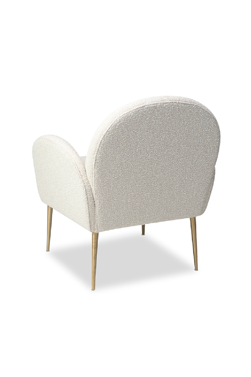 White Bouclé Accent Chair | Liang & Eimil Gil | OROA.com