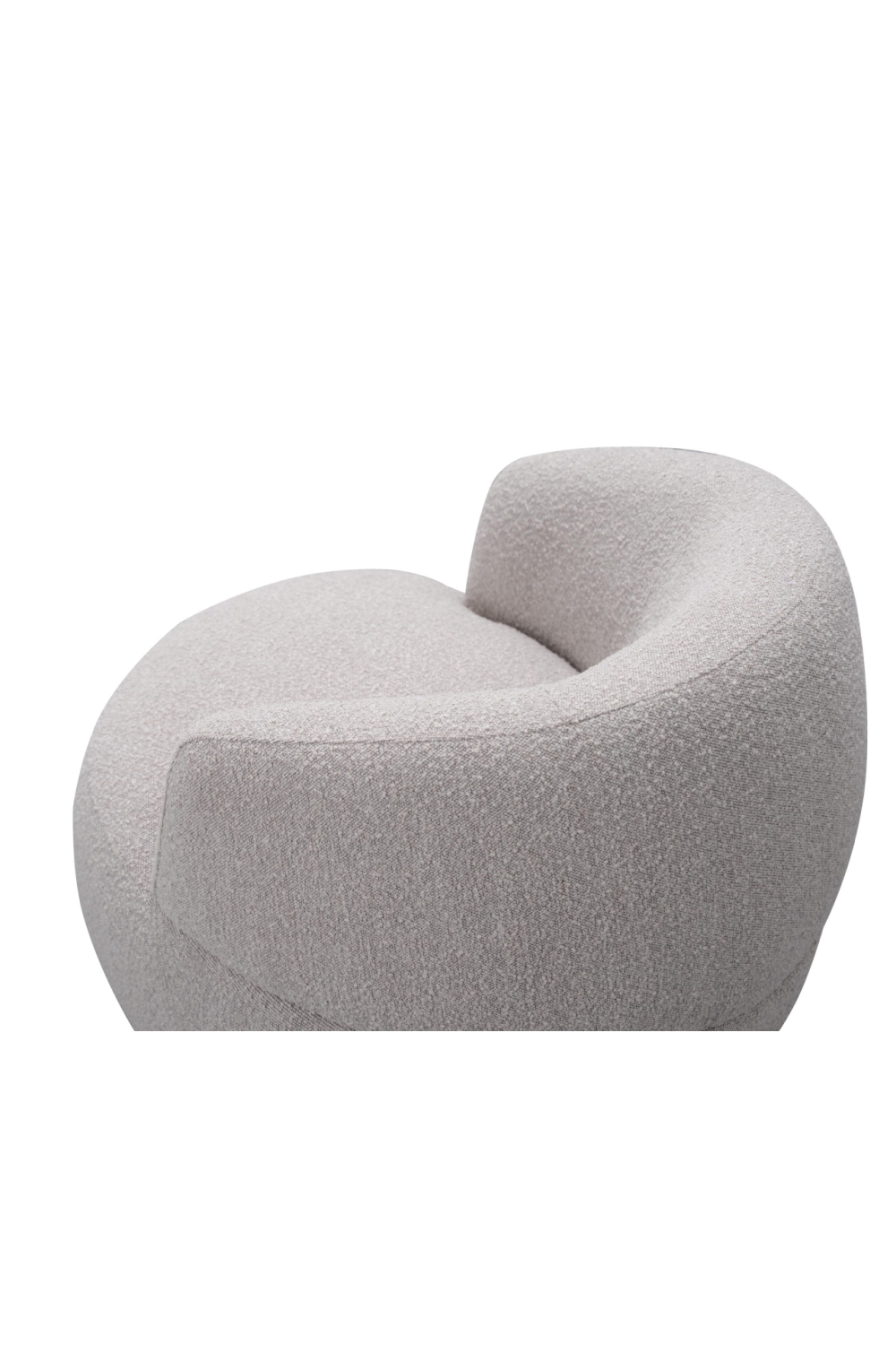 Taupe Bouclé Swivel Chair | Liang & Eimil Vitale | Oroa.com