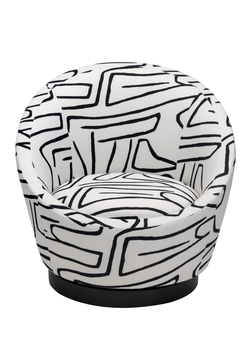 Zebra Print Swivel Accent Chair | Liang & Eimil Ekte | Oroa.com