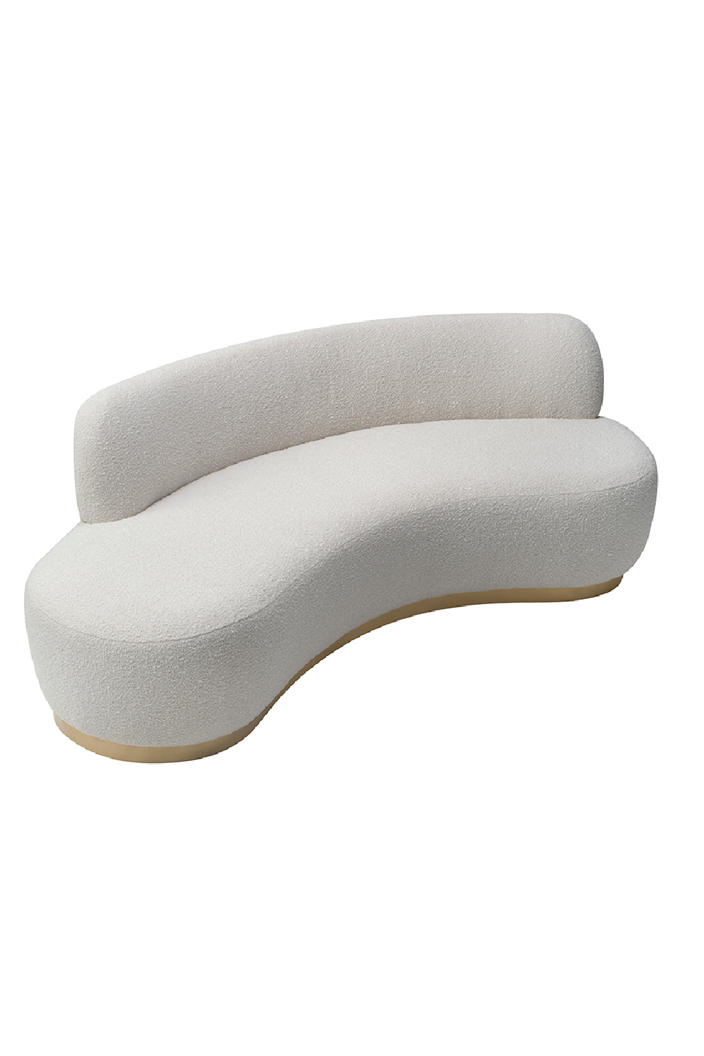 Bouclé Sand Curve Right Sofa | Liang & Eimil Sasha | Oroa.com