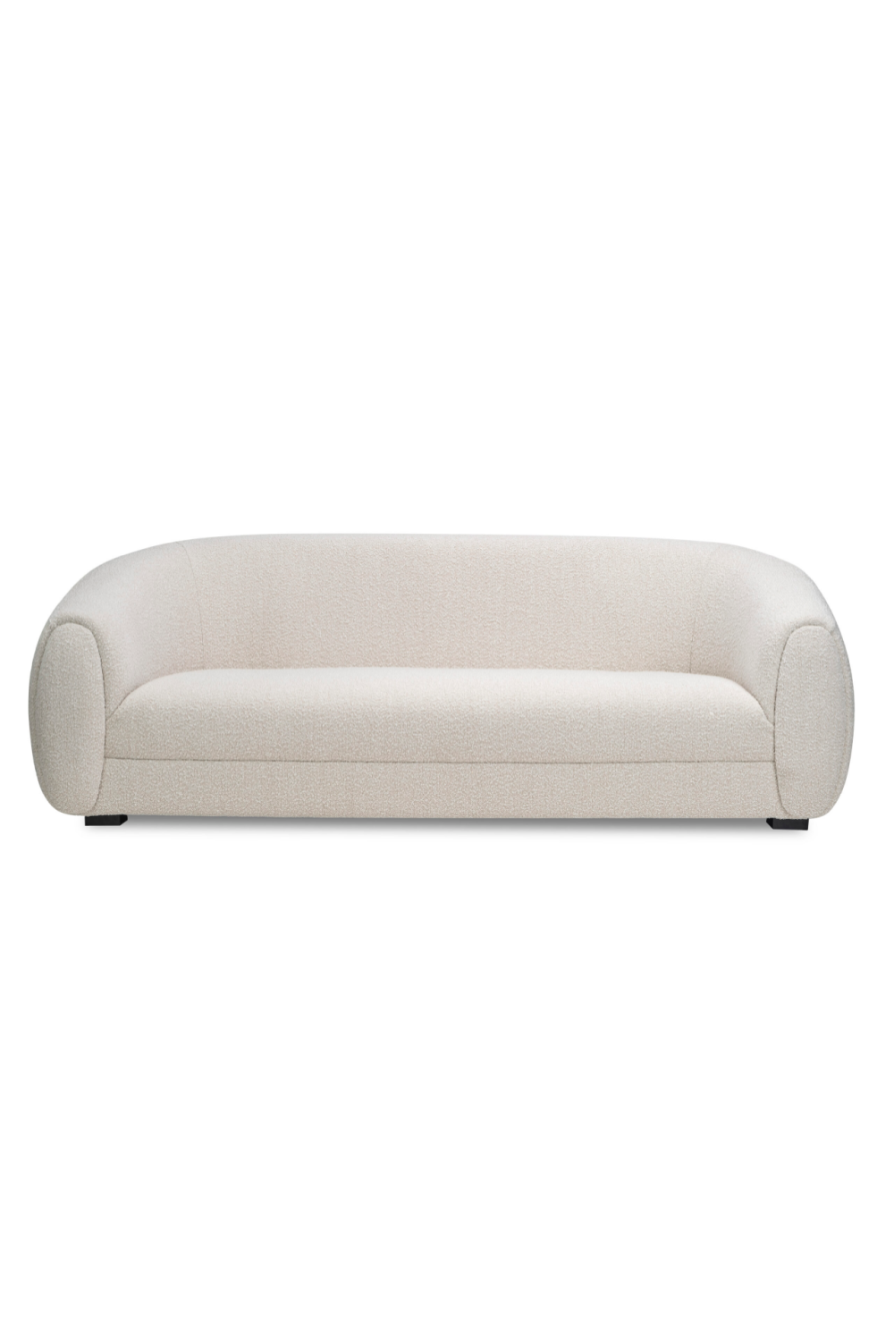 White Bouclé Upholstered Sofa | Liang & Eimil Voltaire | OROA