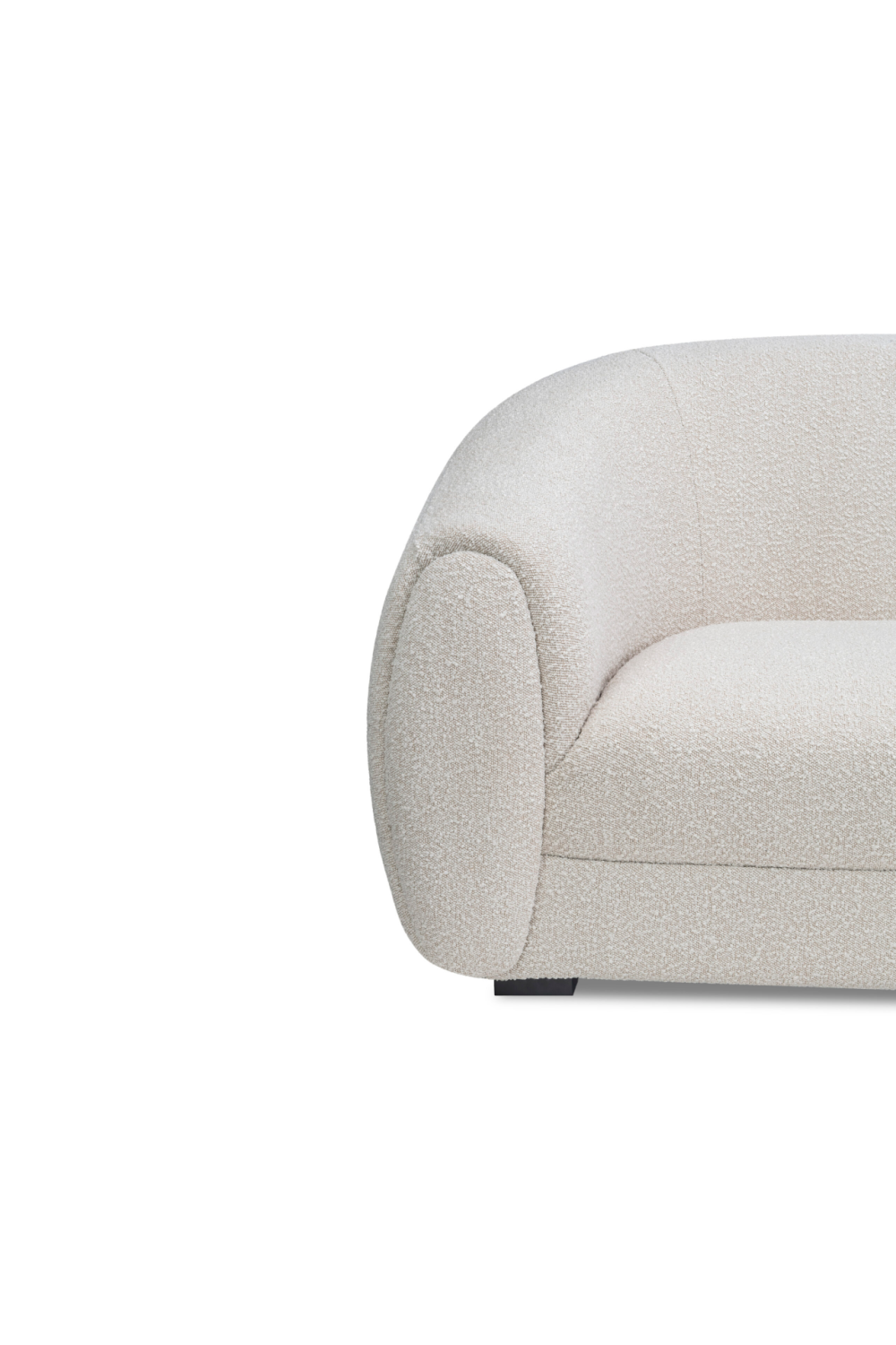 White Bouclé Upholstered Sofa | Liang & Eimil Voltaire | OROA