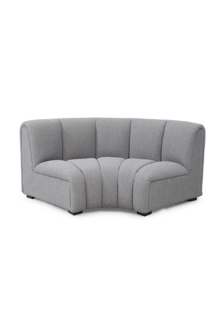 Bouclé Channelled Corner Sofa | Liang & Eimil Ralph | Oroa.com