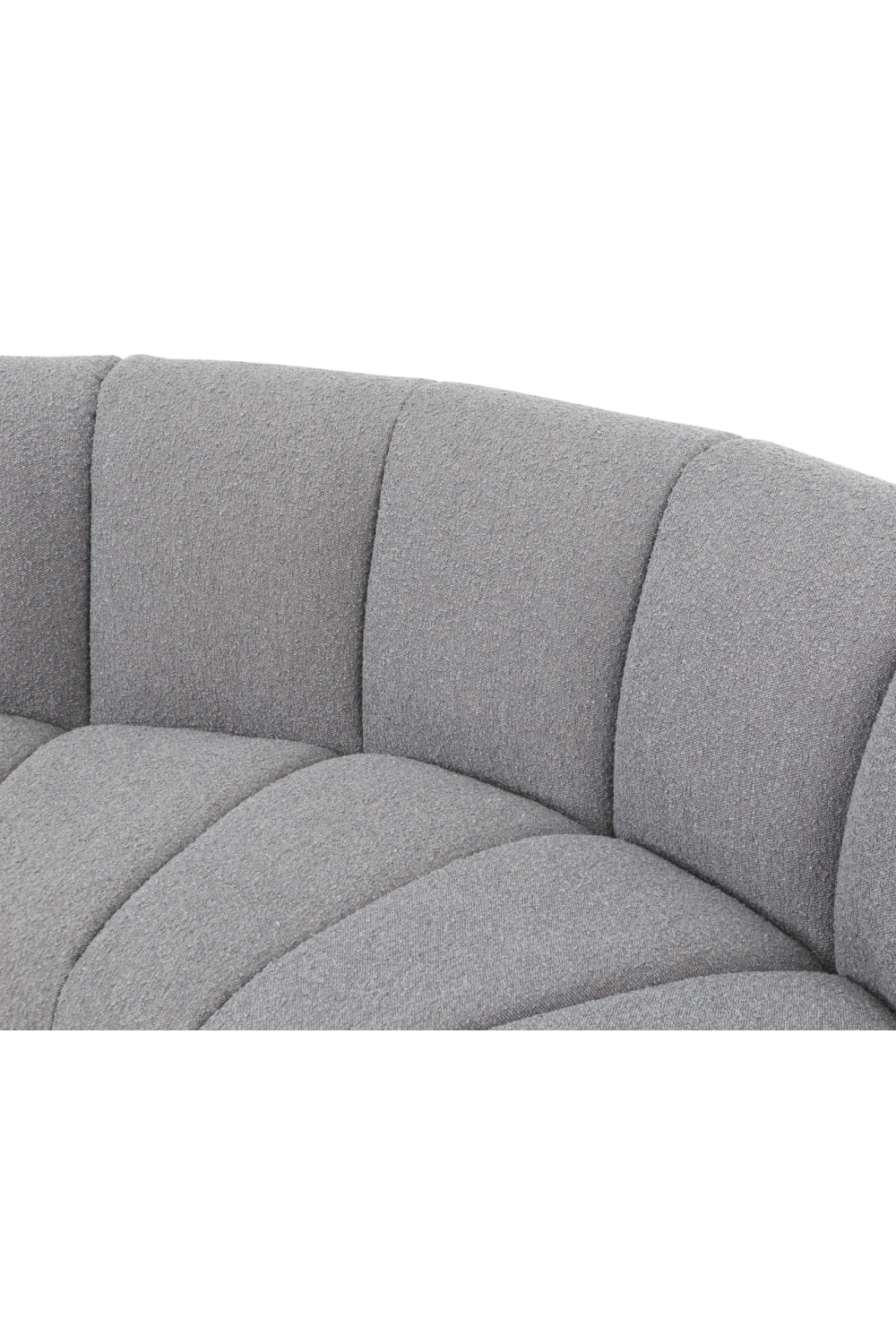 Bouclé Channelled Corner Sofa | Liang & Eimil Ralph | Oroa.com