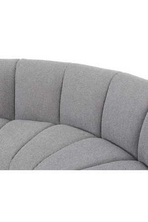Bouclé Channelled Corner Sofa | Liang & Eimil Ralph | Oroa.com
