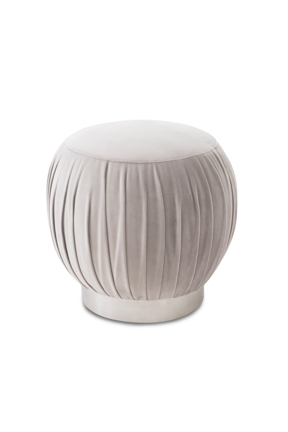 Pleated Round Accent Stool | Liang & Eimil Charlie | OROA.com