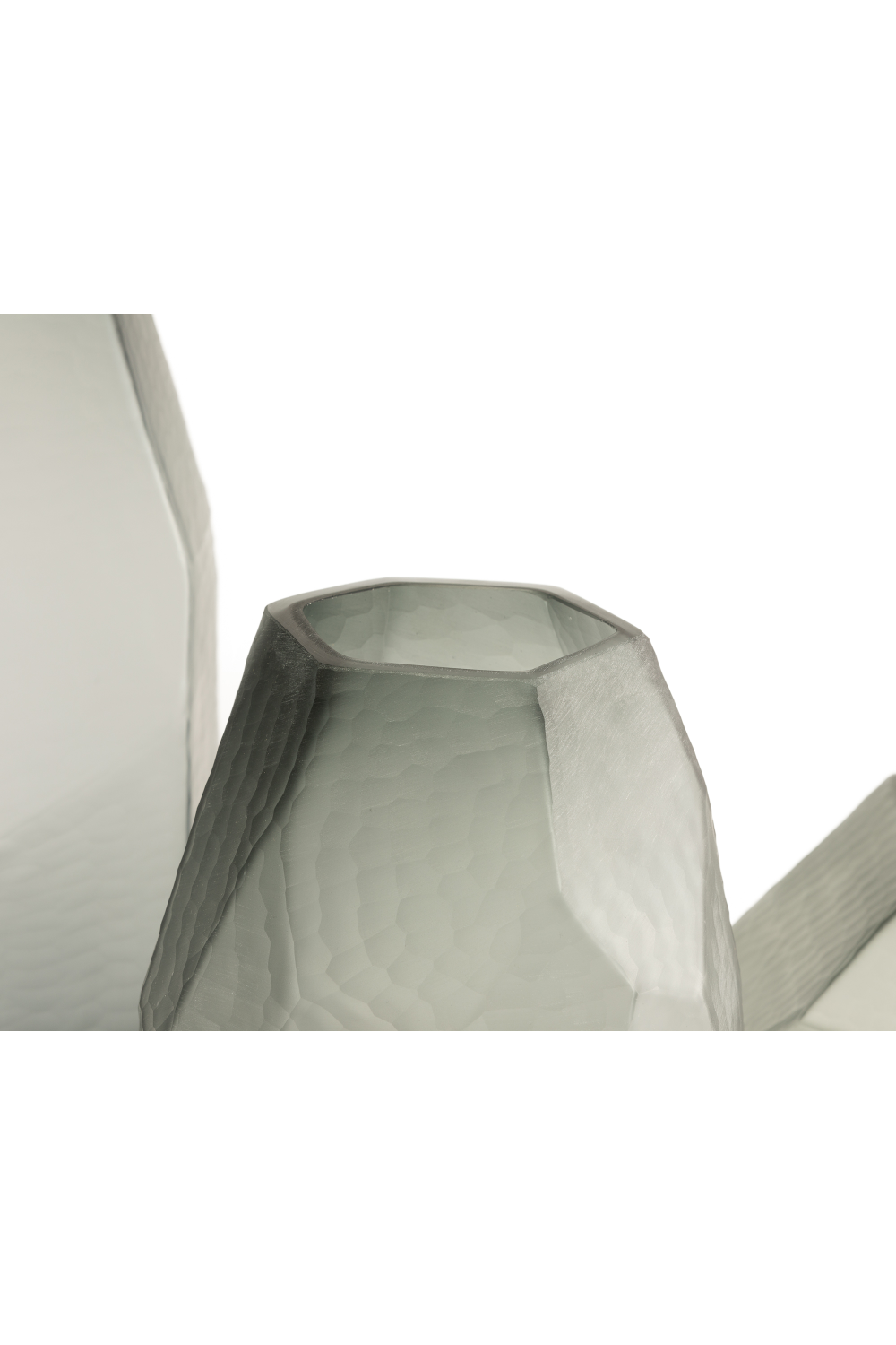 Smoke Gray Glass Vase | Liang & Eimil Crystal | Oroa.com