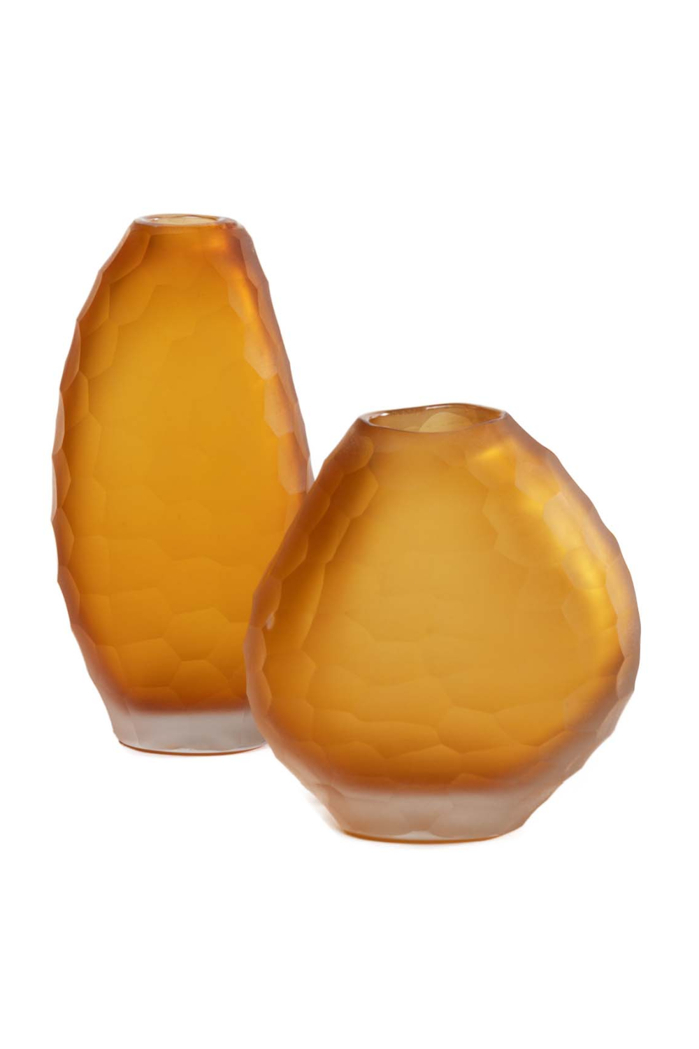 Orange Glass Vase Set (2) | Liang & Eimil Amber |  Oroa.com