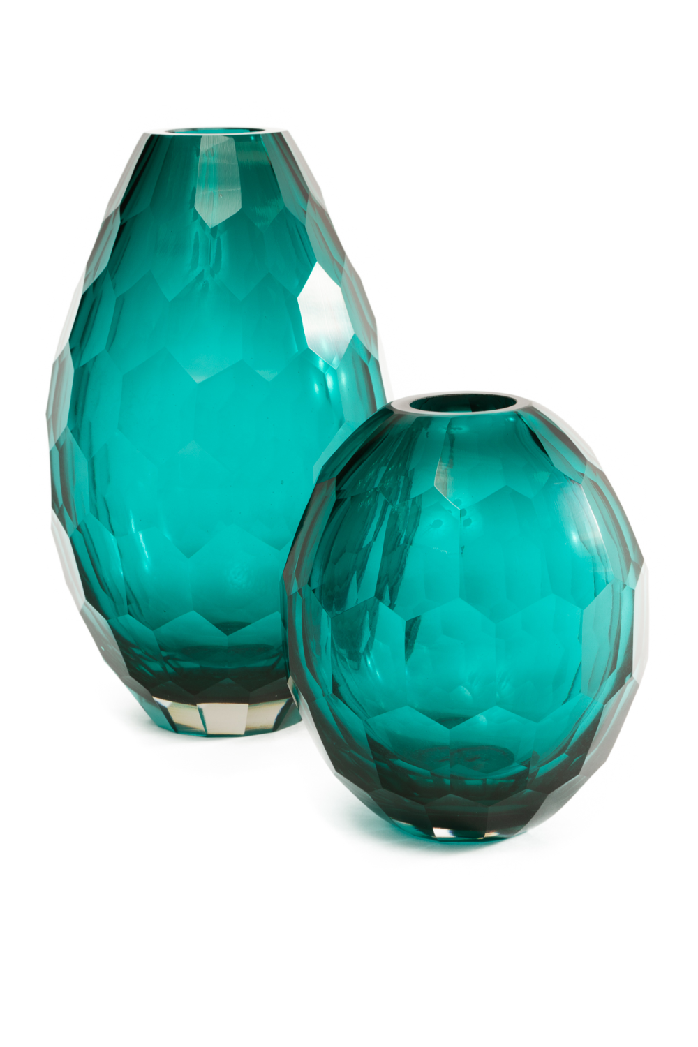 Turquoise Glass Vase | Liang & Eimil Teal | Oroa.com