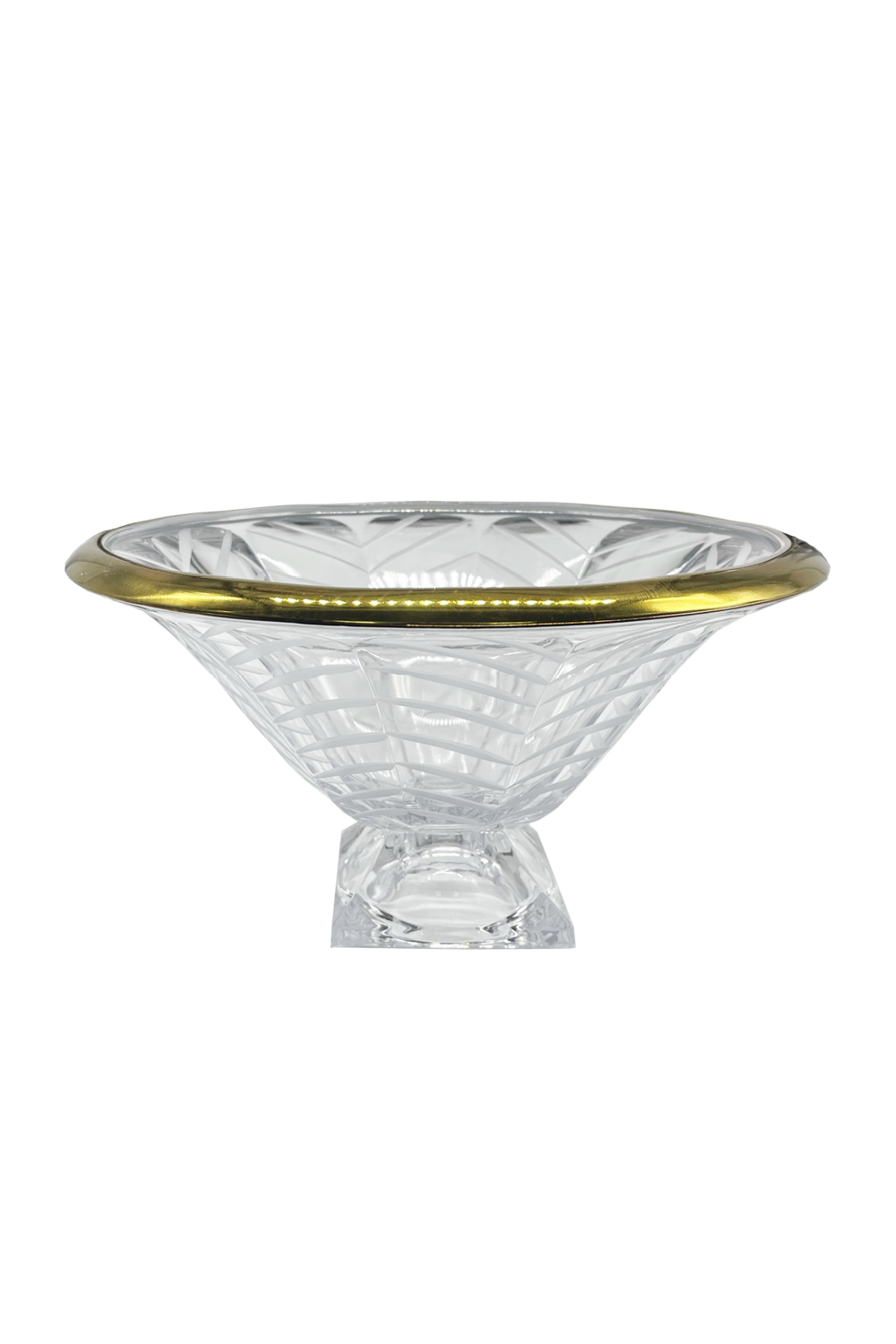 Gold Rimmed Glass Vase | Liang & Eimil Crystal Bowl | OROA