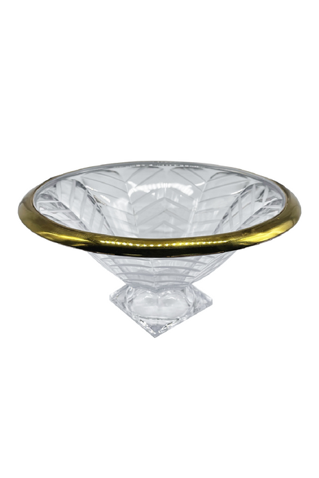 Gold Rimmed Glass Vase | Liang & Eimil Crystal Bowl | OROA