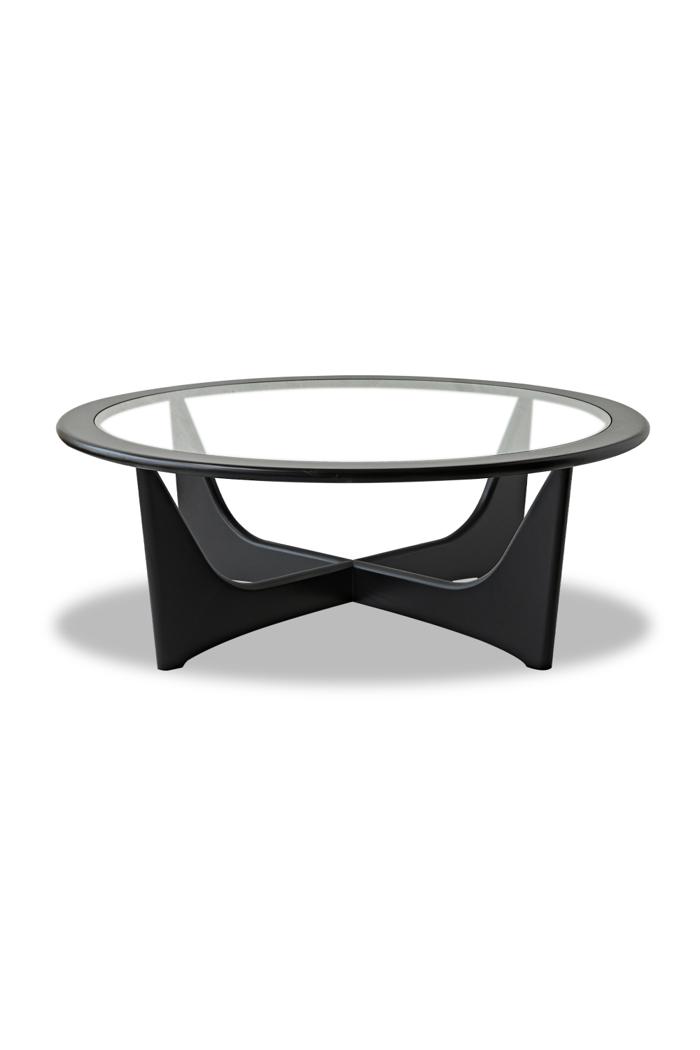 Round Glass Top Coffee Table | Liang & Eimil Sculpto | OROA.com