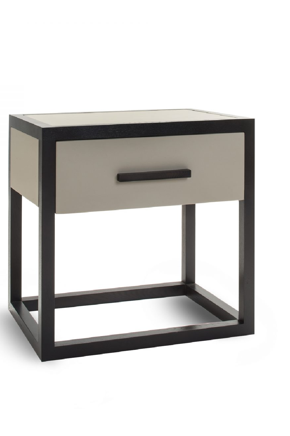 Taupe Leather Bedside Table | Liang & Eimil Roux | Oroa.com