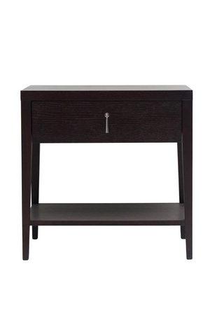Black Wooden Bedside Table | Liang & Eimil Sina | OROA.com