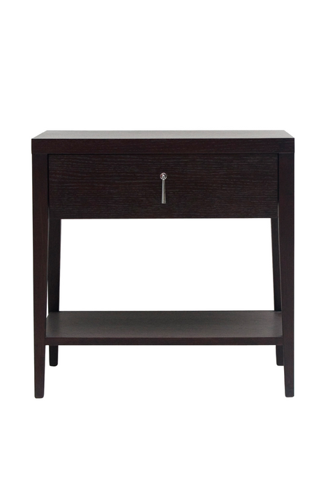 Black Wooden Bedside Table | Liang & Eimil Sina | OROA.com