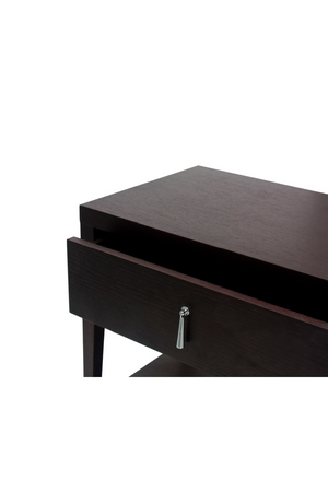 Black Wooden Bedside Table | Liang & Eimil Sina | OROA.com