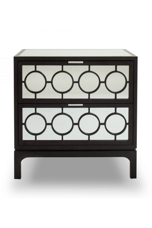 Mirrored Panel Bedside Table | Liang & Eimil Marriott | OROA.com