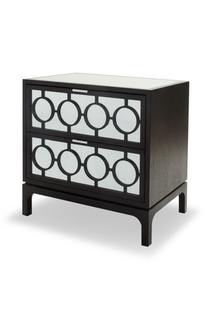 Mirrored Panel Bedside Table | Liang & Eimil Marriott | OROA.com