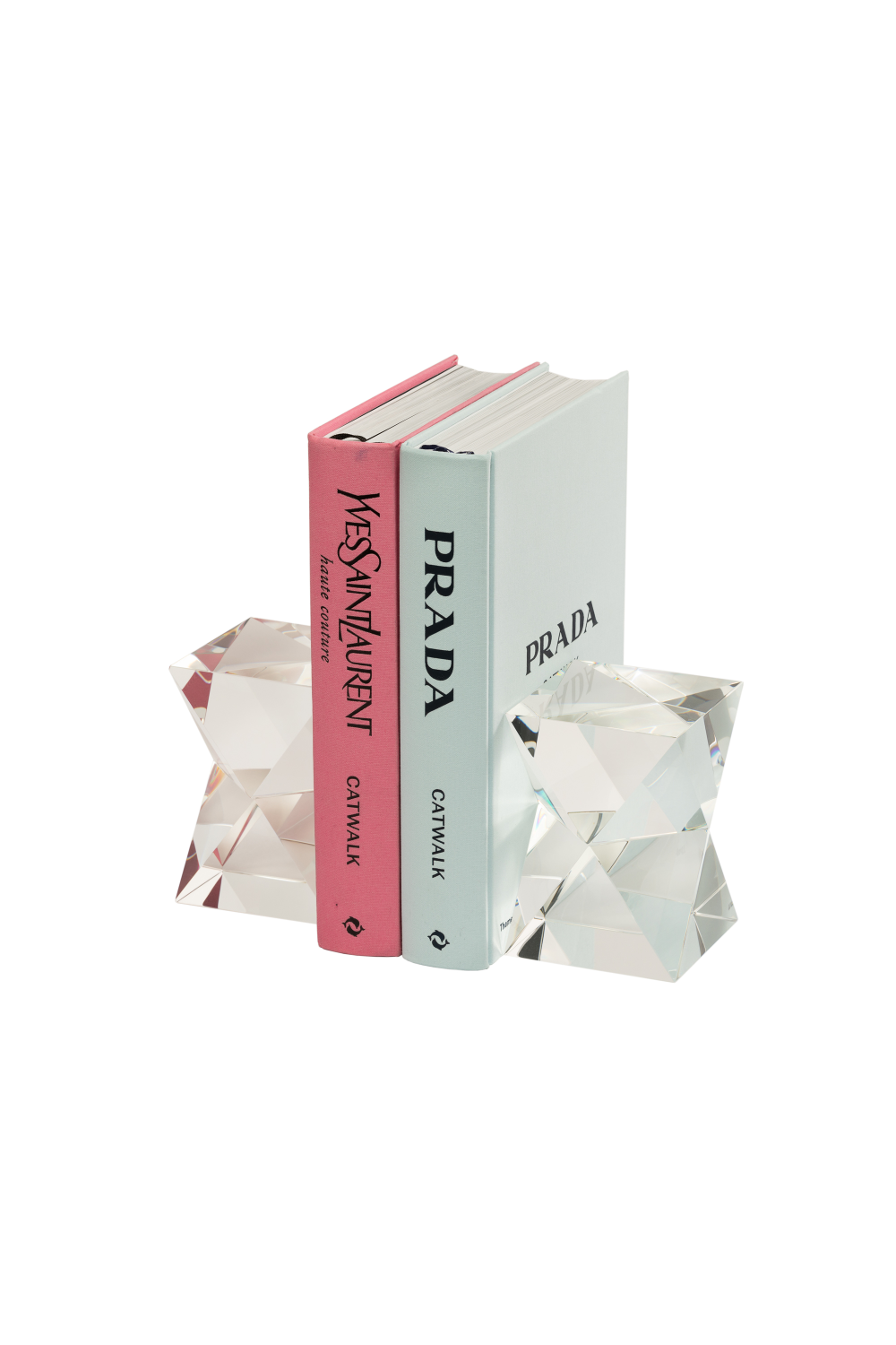 Crystal Glass Bookends (2) | Liang & Eimil | Oroa.com