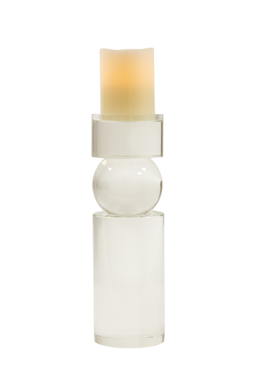 Glass Candle Holder (L) | Liang & Eimil Crystal III | Oroa.com