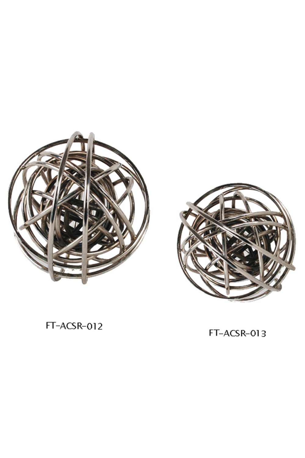 Round Nickel Plated Decors (L) | Liang & Eimil Twig | Oroa.com