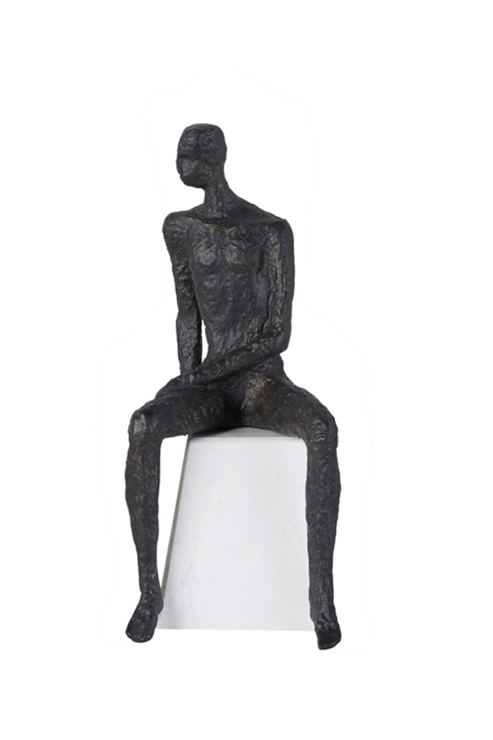 Dark Bronze Iron Sculpture | Liang & Eimil Penseur I | Oroa.com