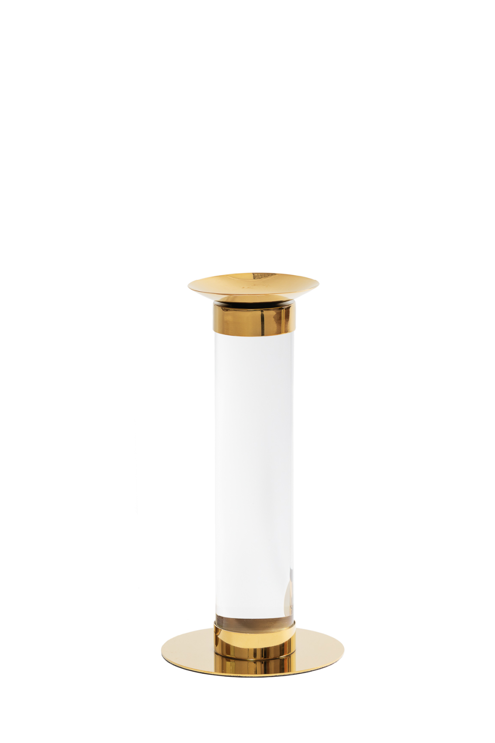 White Gold Pillar Candle Holder (S) | Liang & Eimil | Oroa.com