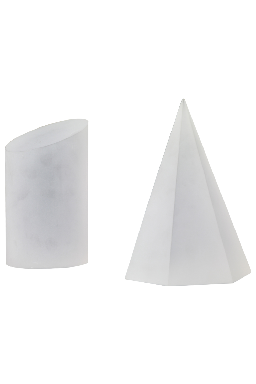 White Cylinder Table Sculpture | Liang & Eimil Gladstone | Oroa.com