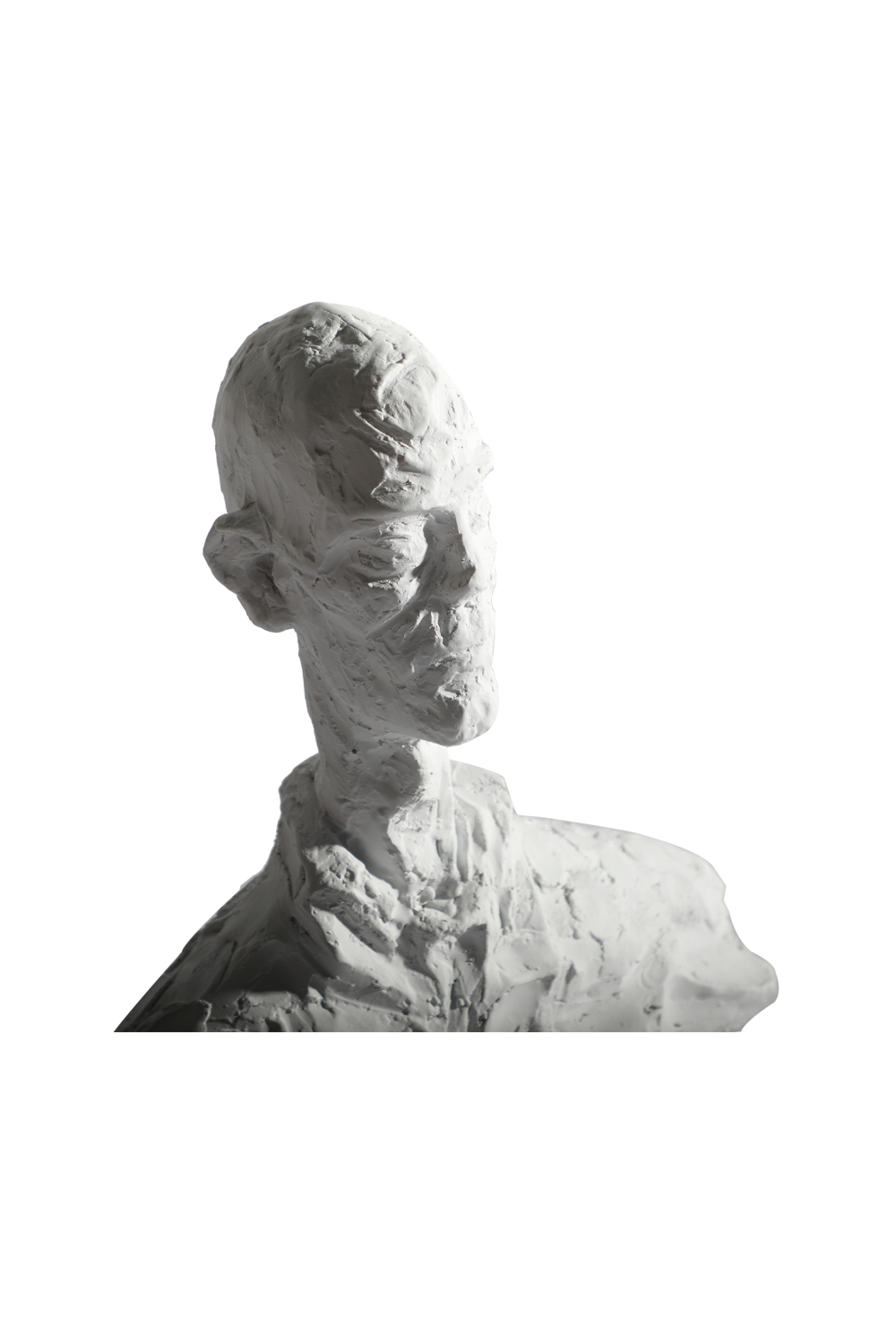 White Cement Man Head Sculpture | Liang & Eimil Barton | OROA.com