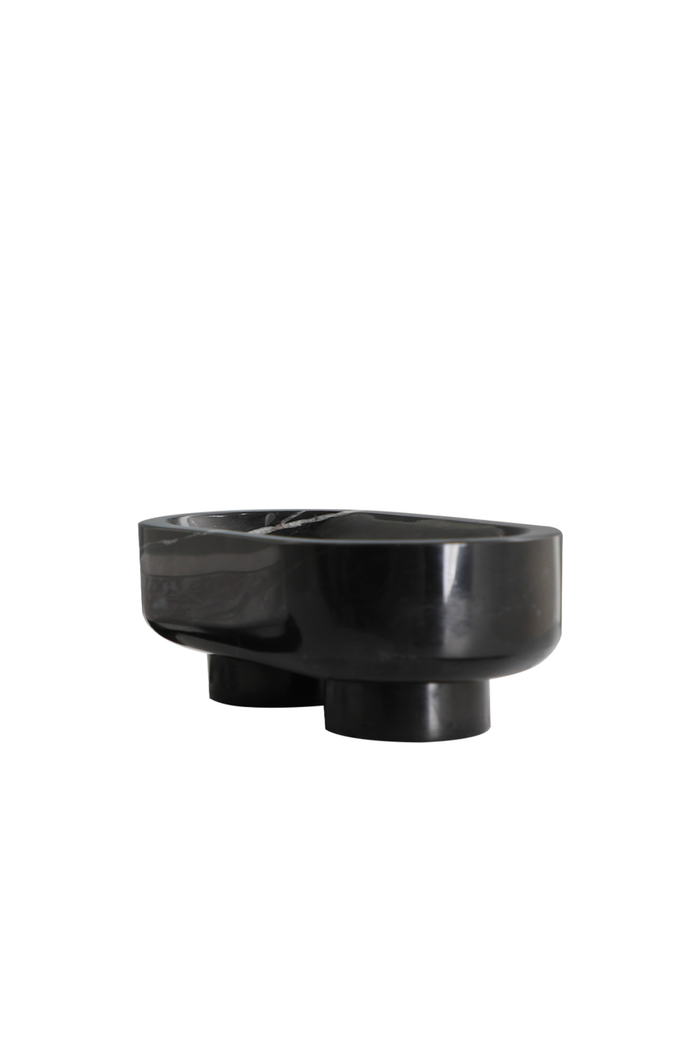 Black Marble Oval Tray | Liang & Eimil Mercer | OROA.com