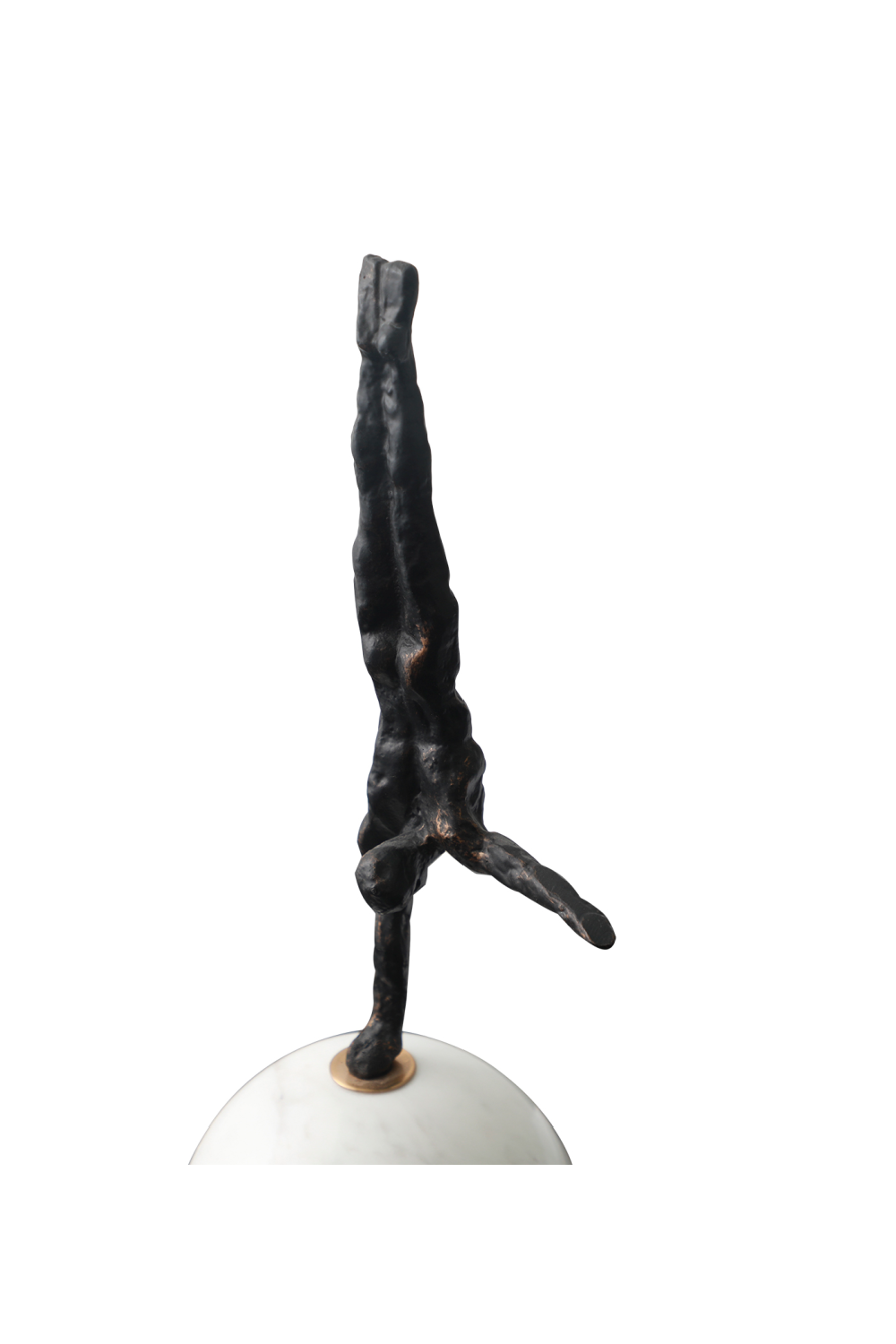 Dark Bronze Man Sculpture | Liang & Eimil Handstand | OROA.com