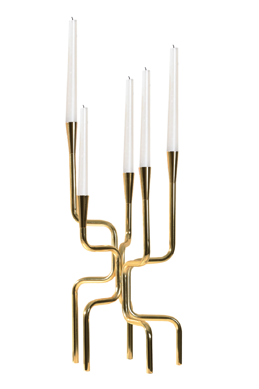 Gold Sculptural Candle Holder | Liang & Eimil Maman | Oroa.com