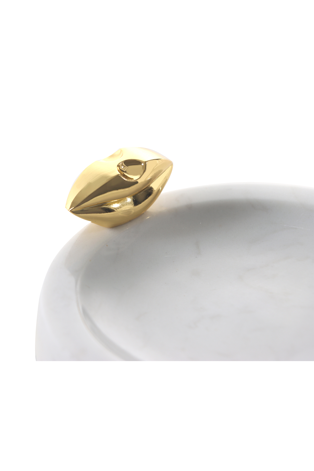 Round White Marble Ash Tray | Liang & Eimil Boswell | Oroa.com