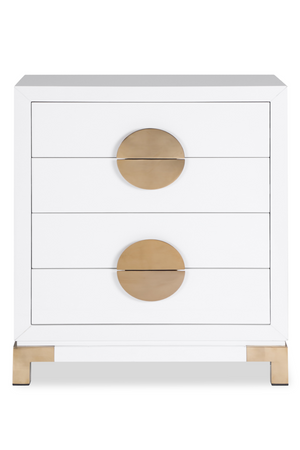 White Metal 4-Drawer Chest | Liang & Eimil Otium | Oroa.com