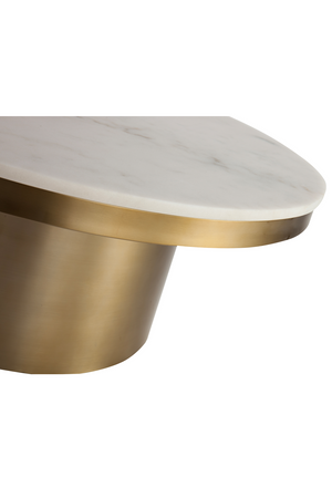 White Round Marble Coffee Table | Liang & Eimil Camden | Oroa.com