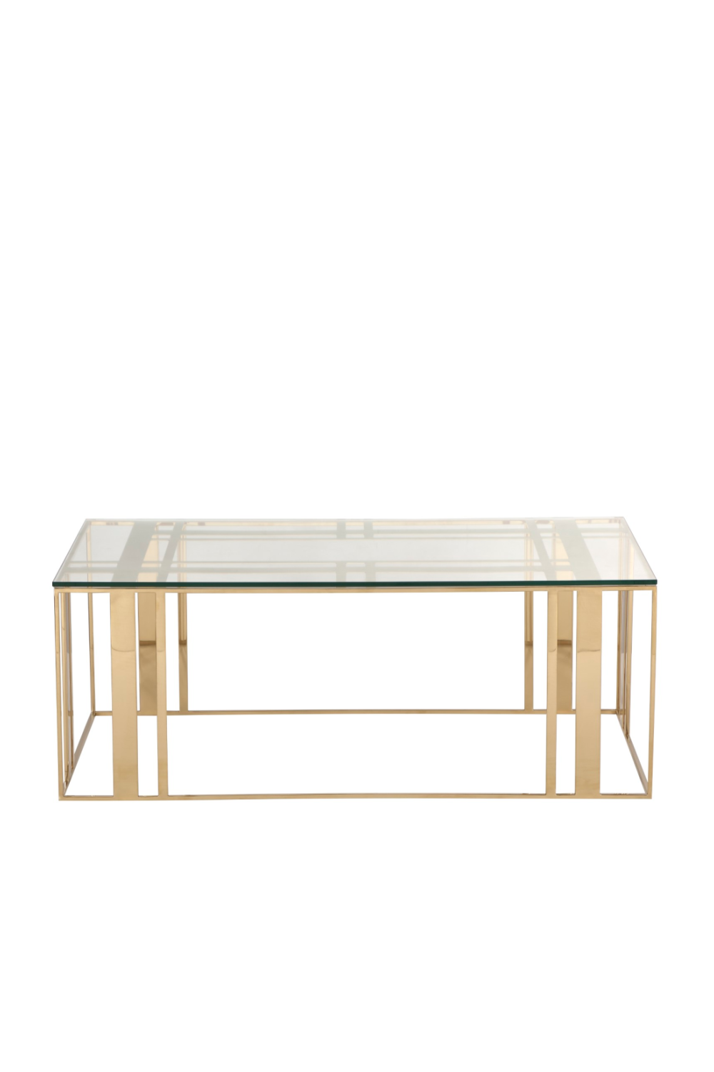 Brass Rectangular Coffee Table | Liang & Eimil Lafayette | OROA