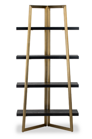 Black 4-Shelf Wooden Bookcase | Liang & Eimil Andaz | Oroa.com