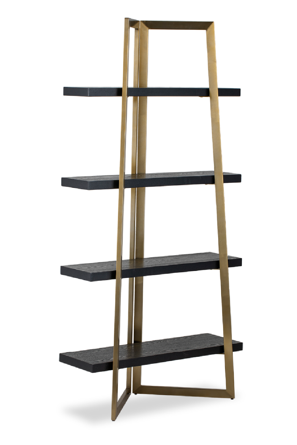 Black 4-Shelf Wooden Bookcase | Liang & Eimil Andaz | Oroa.com