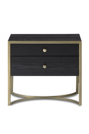2-Drawer Brass Bedside Table | Liang & Eimil Rivoli | Oroatrade.com