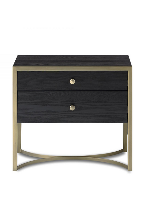 2-Drawer Brass Bedside Table | Liang & Eimil Rivoli | Oroatrade.com