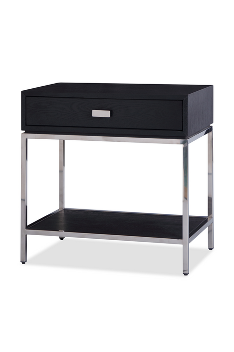 Silver Rectangular Bedside Table | Liang & Eimil Levi | Oroa.com