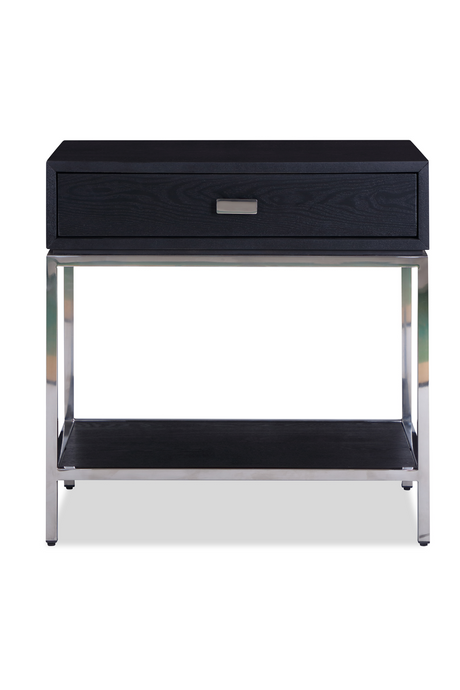 Silver Rectangular Bedside Table | Liang & Eimil Levi | Oroa.com