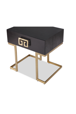 Rectangular Brass Bedside Table | Liang & Eimil Nobbu | Oroa.com