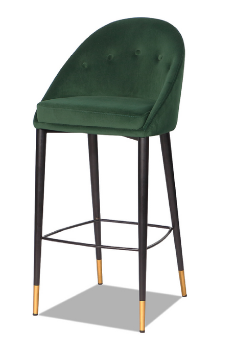 Emerald Green Velvet Barstool | Liang & Eimil Arden | Oroa.com
