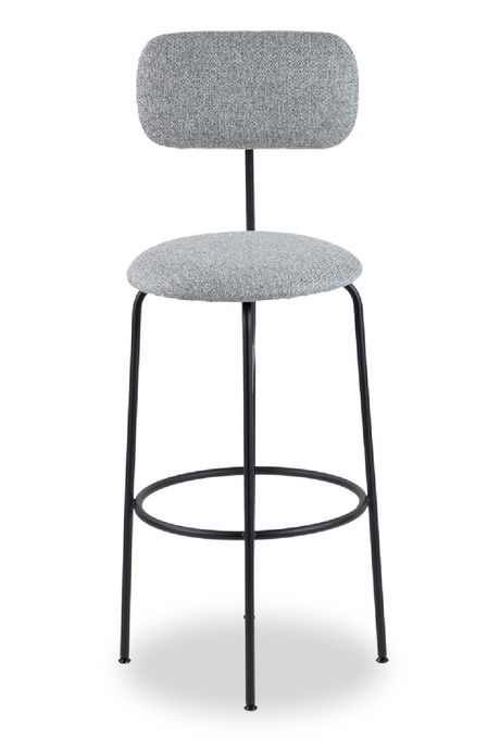 Gray Upholstered Barstool | Liang & Eimil Seclus | Oroa.com