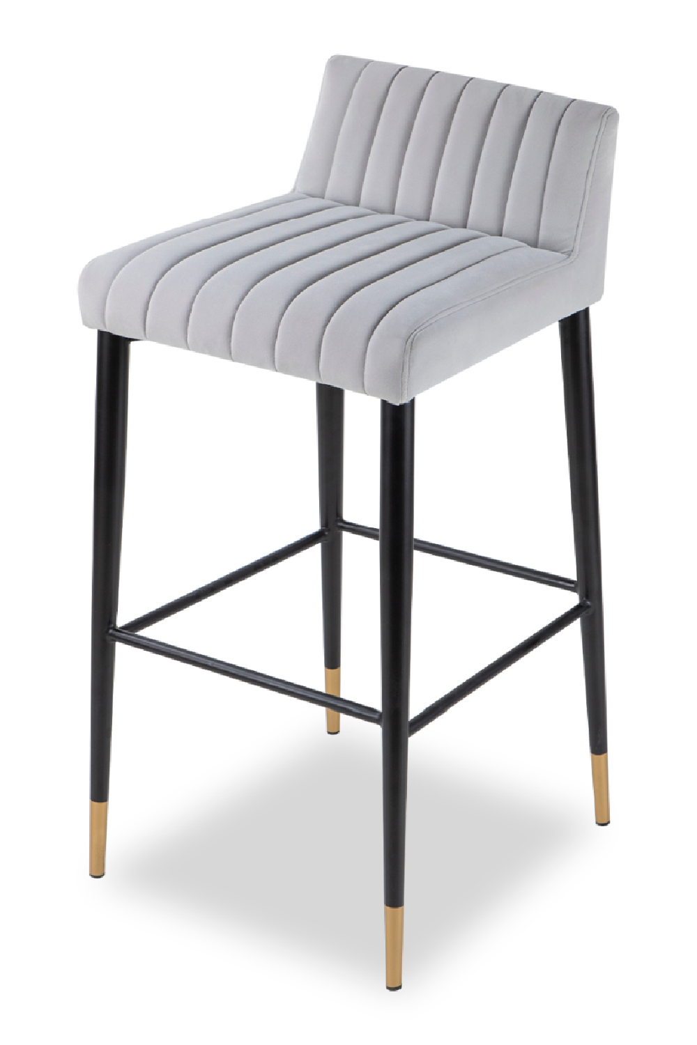 Gray Velvet Barstool | Liang & Eimil Coltrane | Oroa.com