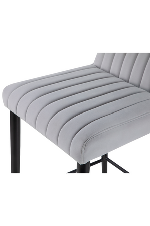 Gray Velvet Barstool | Liang & Eimil Coltrane | Oroa.com