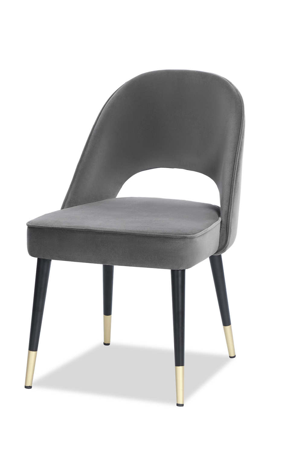 Gray Velvet Dining Chairs (2) | Liang & Eimil Yves | Oroa.com