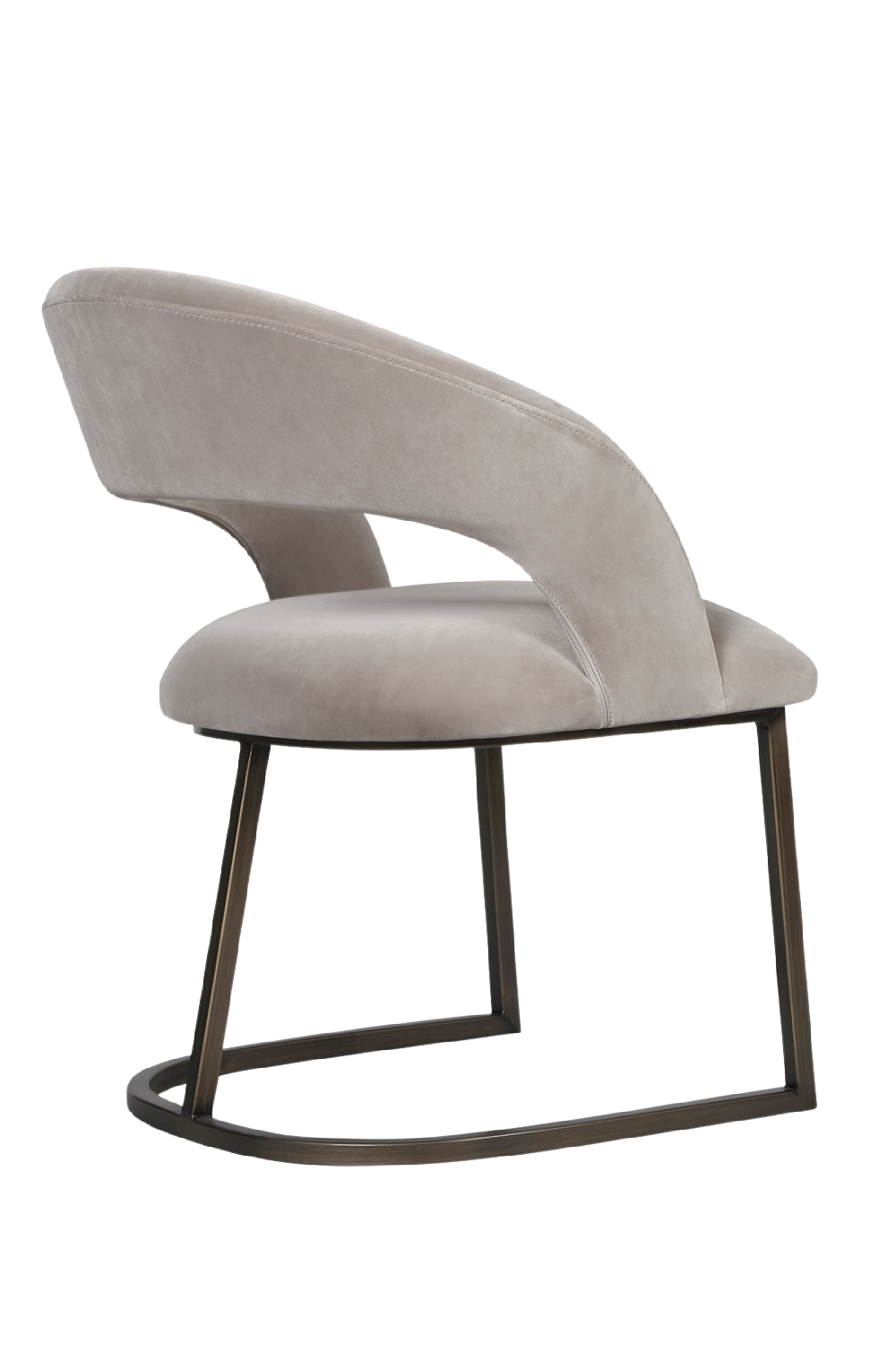 Mink Velvet Upholstered Dining Chair | Liang & Eimil Alfie | Oroa.com